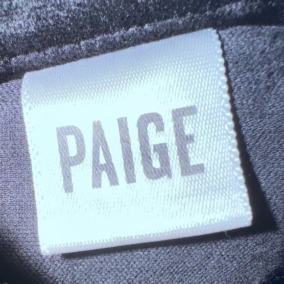 PAIGE Mayslie Mid Rise Lustrous Velvet Jogger w/zipper bottoms. EUC Sz 26 - Picture 10 of 15